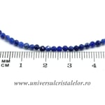 Colier sodalit rotund fatetat 2.7 mm