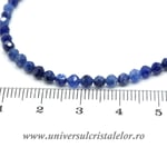 Colier sodalit rotund fatetat 3,4 mm