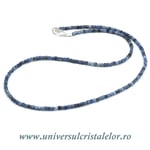 Colier sodalit cub fatetat - 2,5mm