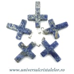 Pandantiv sodalit cruciulita