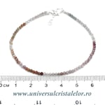 Bratara spinel multicolor rotund fatetat - 2,2 mm