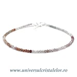 Bratara spinel multicolor rotund fatetat - 2,2 mm