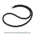 Colier spinel rotund fatetat - 4,4 mm