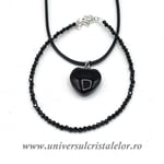 Set spinel si obsidian negru
