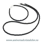 Set spinel bratara , colier si cutie