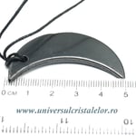 Pandantiv shungit semiluna