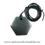 Pandantiv shungit hexagon