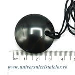 Pandantiv shungit lentila