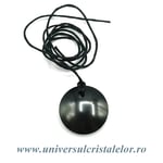 Pandantiv shungit lentila