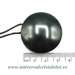 Pandantiv shungit lentila dubla