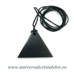 Pandantiv shungit triunghi (male)