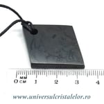 Pandantiv shungit romb