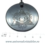 Pandantiv shungit Ochiul Providentei