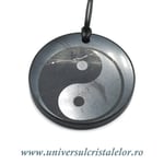 Pandantiv shungit Yin & Yang