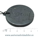 Pandantiv shungit zodia Gemeni