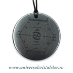 Pandantiv shungit zodia Rac