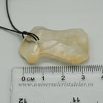 Pandantiv tectita aurie