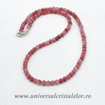 Colier thulit rotund fatetat 4,6 mm