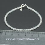 Bratara topaz alb