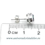 Cercei topaz mistic oval fatetat - 7/9 mm