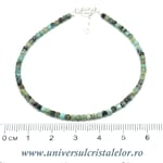 Bratara turcoaz cub fatetat - 2,5mm
