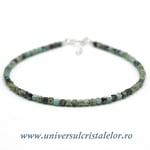 Bratara turcoaz cub fatetat - 2,5mm