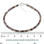 Bratara turmalina multicolor cub fatetat - 2.8 mm