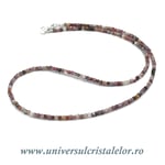 Colier turmalina multicolor cub fatetat - 2.8 mm
