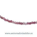 Colier turmalina rosie