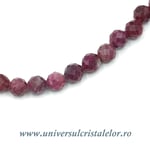 Colier turmalina rosie