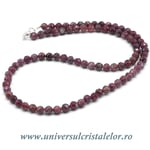 Colier turmalina rosie