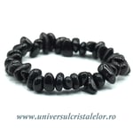 Bratara turmalina neagra chipsuri