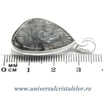 Pandantiv cuart cu turmalina