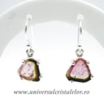 Cercei turmalina pepene