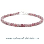 Bratara turmalina roz