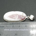 Pandantiv turmalina roz in cuart unicat m01