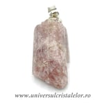 Pandantiv turmalina roz