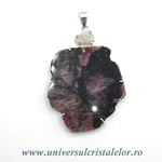 Pandantiv turmalina roz