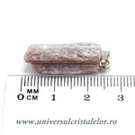 Pandantiv turmalina roz