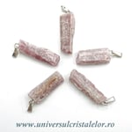 Pandantiv turmalina roz