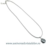 Snur cerat gri pentru pandantiv