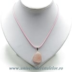 Snur cerat roz pentru pandantiv