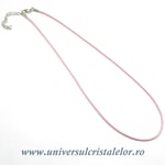 Snur cerat roz pentru pandantiv