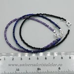 Set 3 Brățări – Turmalină Neagră, Ametist și Lapis Lazuli