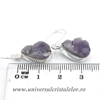 Cercei agat strugure