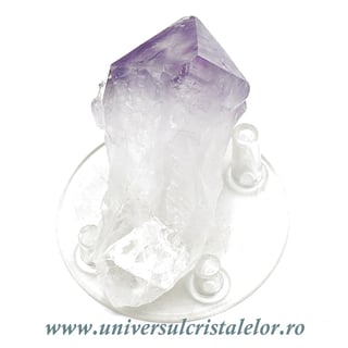 Varf ametist mineral unicat m14