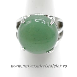 Inel aventurin rotund reglabil m6