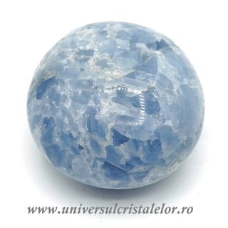 Calcit albastru polisat