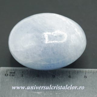Calcit albastru polisat