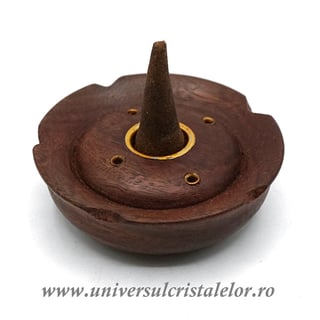 Suport ardere pentru betisoare si conuri parfumate - rotund m2